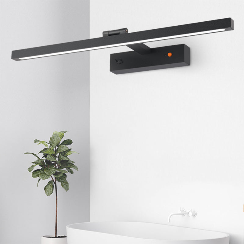 Éclairage de mur de miroir de style simple de style simple à 1 lumière