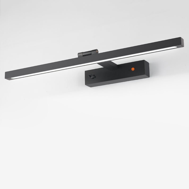 Éclairage de mur de miroir de style simple de style simple à 1 lumière