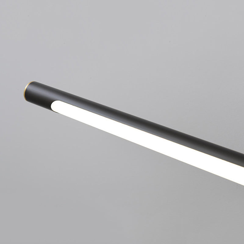Metal linear Shade Mirror Wall Lights Modern 1 Head Wall Mount Fixture
