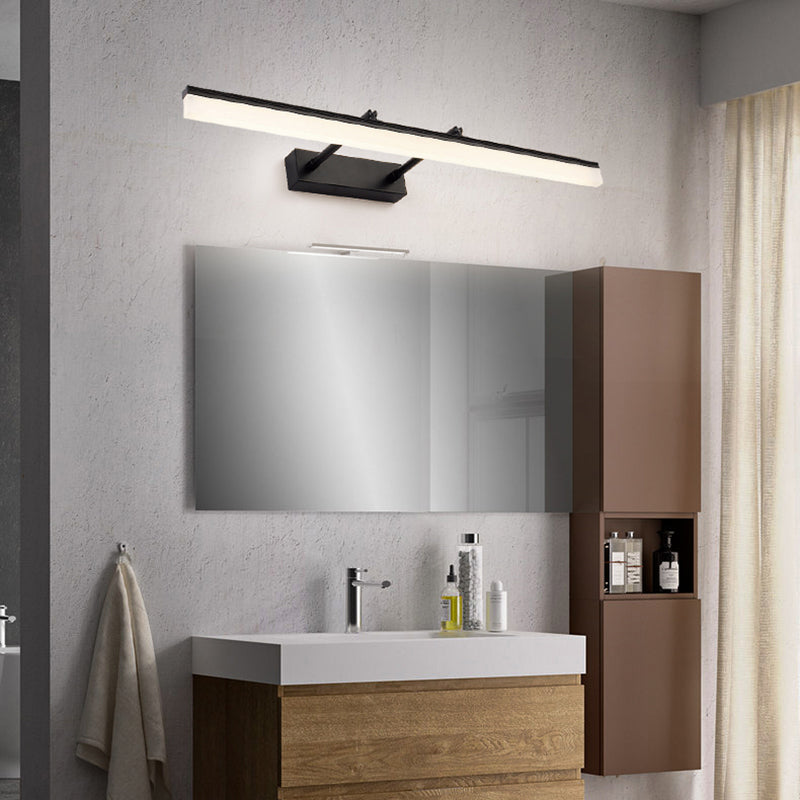 Metal linear Shade Swing Arm Wall Lights Modern 1 Head Wall Mount Fixture