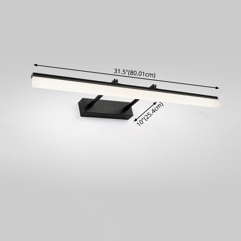 Metal linear Shade Swing Arm Wall Lights Modern 1 Head Wall Mount Fixture