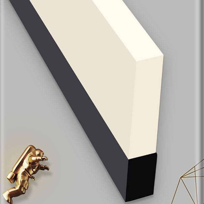 Metal linear Shade Mirror Wall Lights Modern 1 Head Wall Mount Fixture