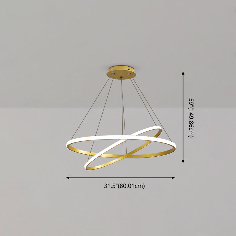 Modern Chandeliers For Dining Room Multiple Rings Chandelier Lighting Fixtures
