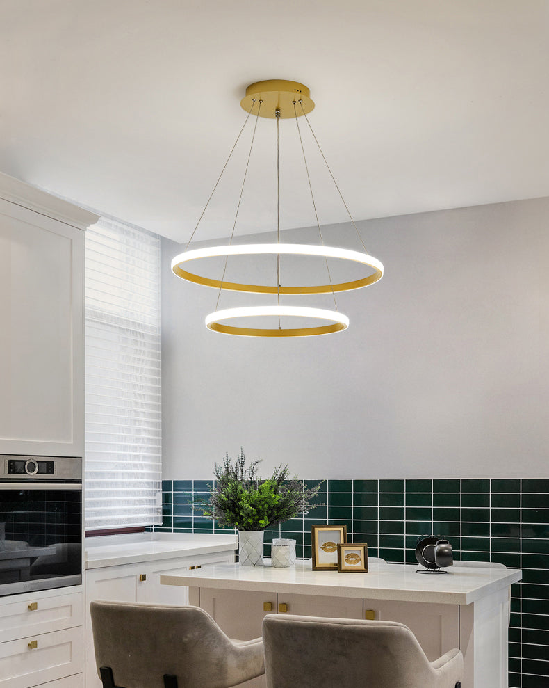 Modern Chandeliers For Dining Room Multiple Rings Chandelier Lighting Fixtures