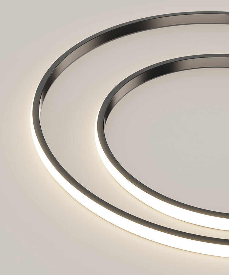 Luci del lampadario moderne a più anelli lampadario il lampadario in metallo