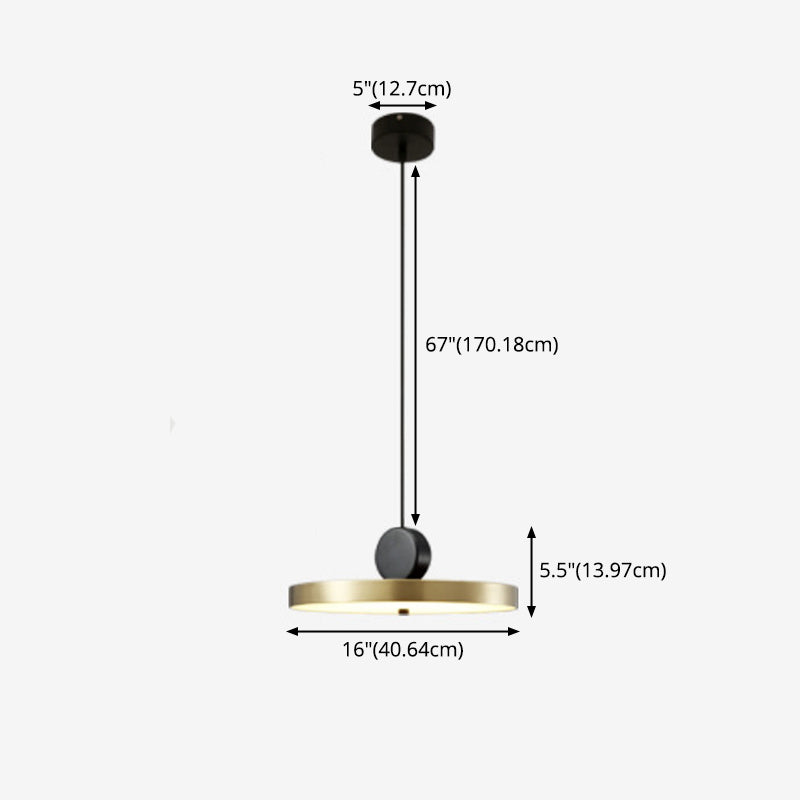 Iron Iron Contemporary sospeso a sospensione Light 1 ciondolo a 1 luce per sala da pranzo