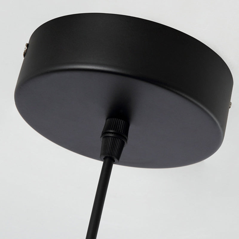 Iron Iron Contemporary sospeso a sospensione Light 1 ciondolo a 1 luce per sala da pranzo