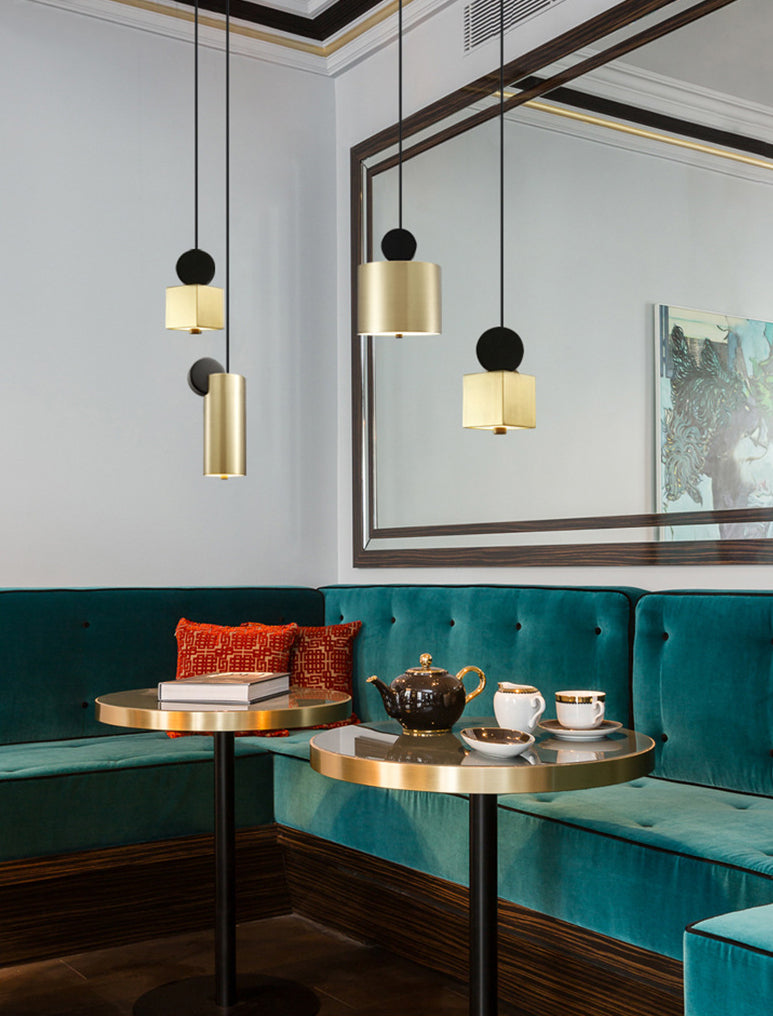 Iron Iron Contemporary sospeso a sospensione Light 1 ciondolo a 1 luce per sala da pranzo