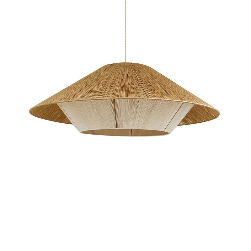 1-Licht-Bambus Hängsbeleuchtung Chinesisches Anhänger Lichtkit für Tea Room