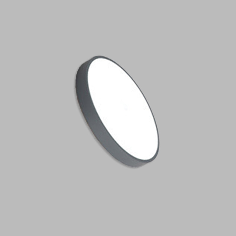 Circle Led Flush Ceiling Lights Modern Style Acrylic Modern Style Flush Mount Lighting