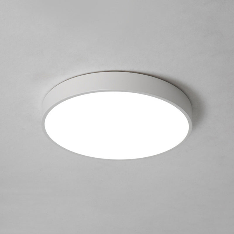 Circle Led Flush Ceiling Lights Modern Style Acrylic Modern Style Flush Mount Lighting