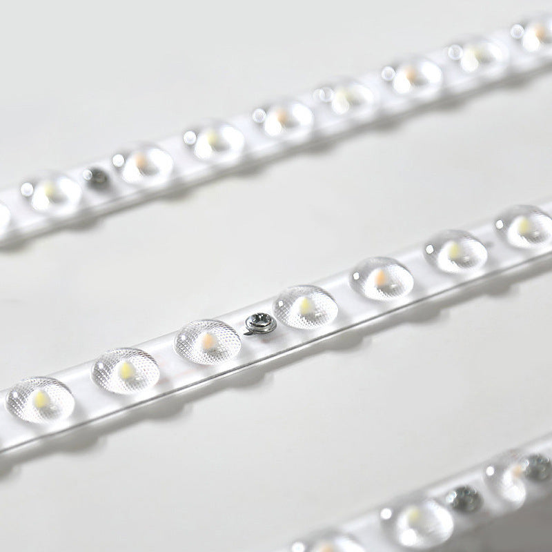 Circle Led Flush Ceiling Lights Modern Style Acrylic Modern Style Flush Mount Lighting