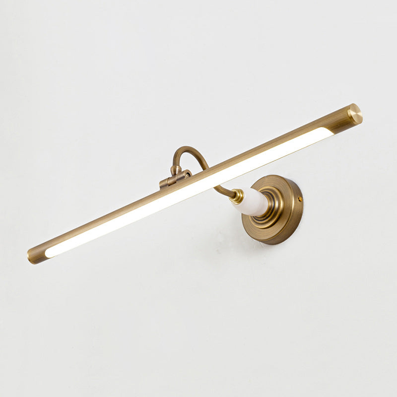 Luces de pared de tocador lineal Simplicidad posmoderna Disparo de pared acrílico para baño