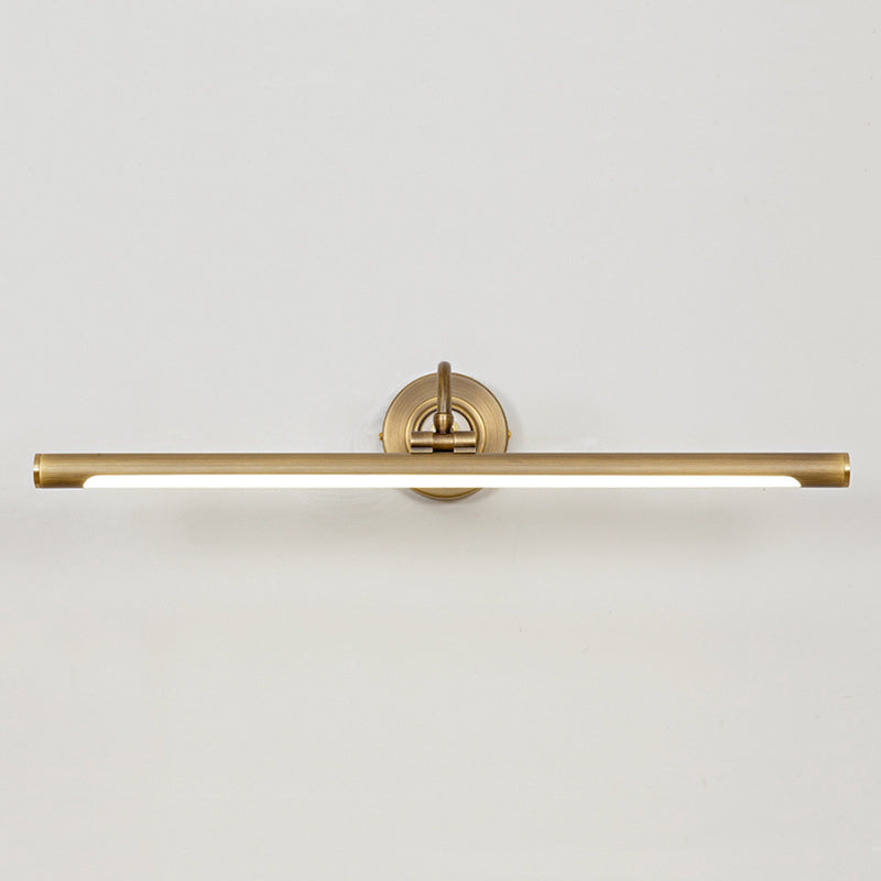 Luces de pared de tocador lineal Simplicidad posmoderna Disparo de pared acrílico para baño