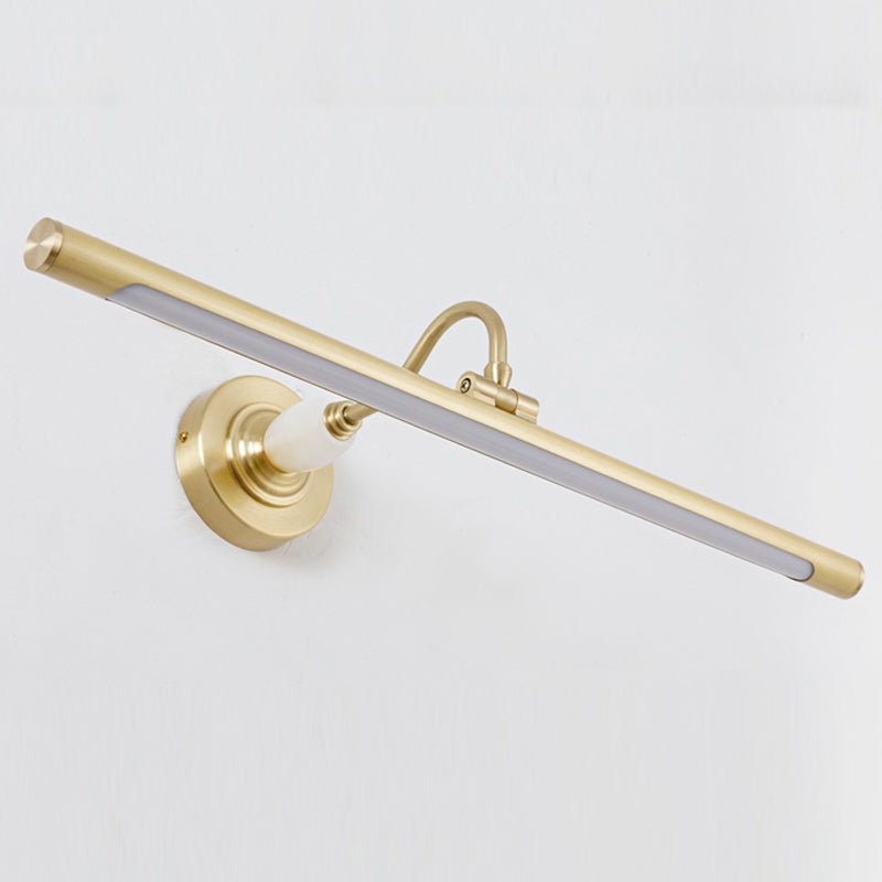 Luces de pared de tocador lineal Simplicidad posmoderna Disparo de pared acrílico para baño