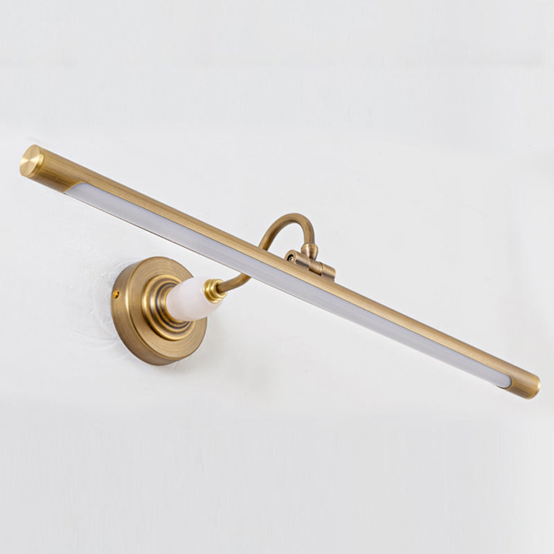 Luces de pared de tocador lineal Simplicidad posmoderna Disparo de pared acrílico para baño