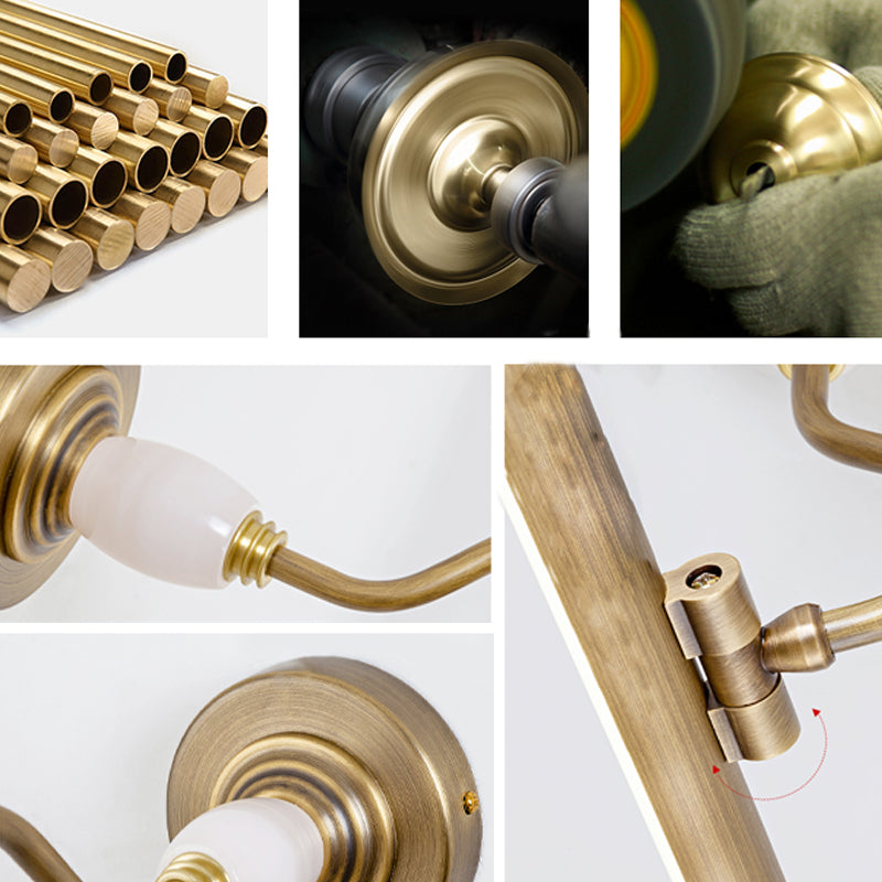 Luces de pared de tocador lineal Simplicidad posmoderna Disparo de pared acrílico para baño