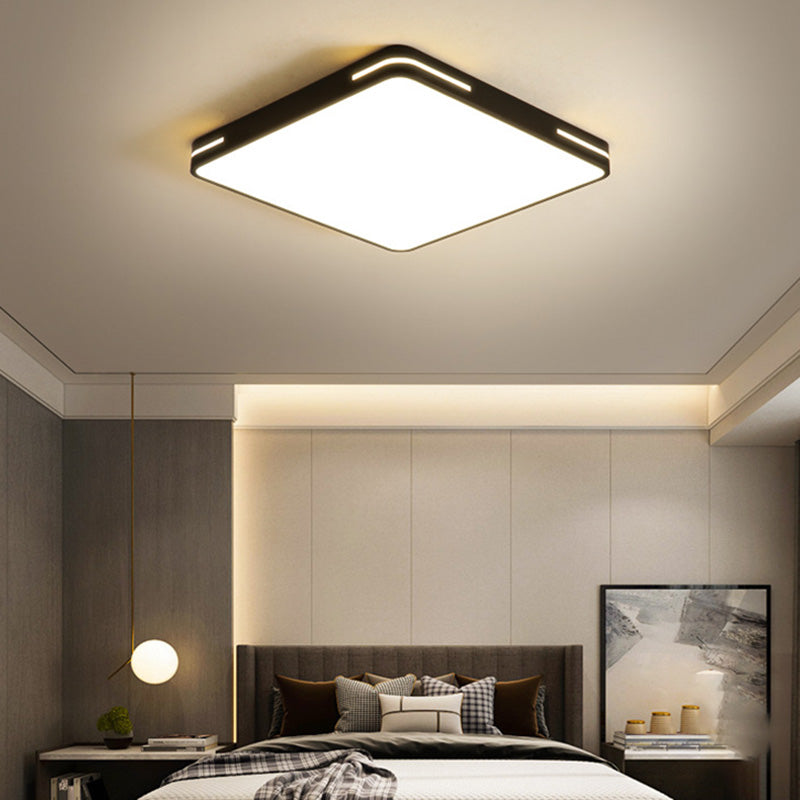 Acrylique Flush Ceiling Light Fixture 1-Light Modern Style Flush Mount Lighting