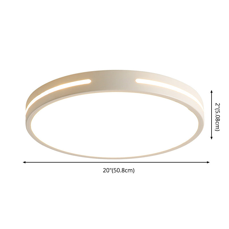 Acrylique Flush Ceiling Light Fixture 1-Light Modern Style Flush Mount Lighting