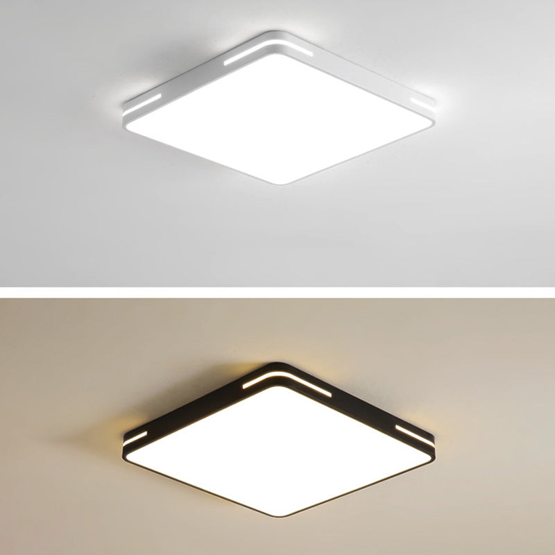 Acrylique Flush Ceiling Light Fixture 1-Light Modern Style Flush Mount Lighting