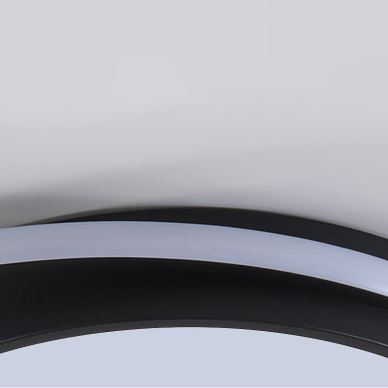 Modern Acrilico Flush Montaggio Lampada a LED Lotto LED Montaggio Soffitto Light Fixtures in Nero