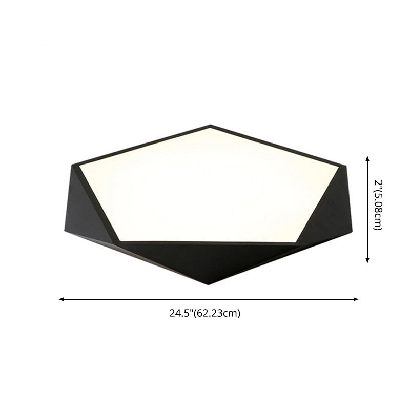 Flush Diamant contemporain Plafond du plafond pour salle de réunion de bureau