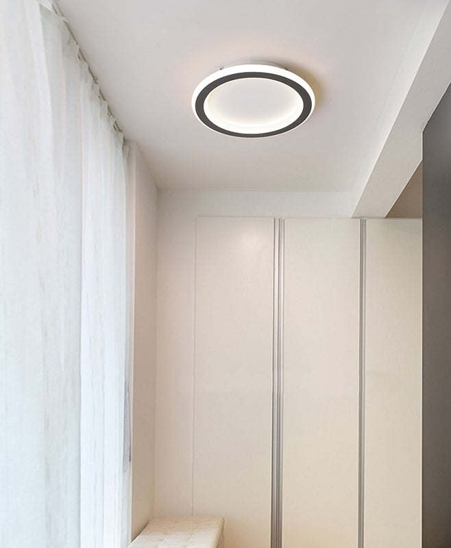 Geometric LED Close to Ceiling Fixtures with Acrylic Shade for Bedroom