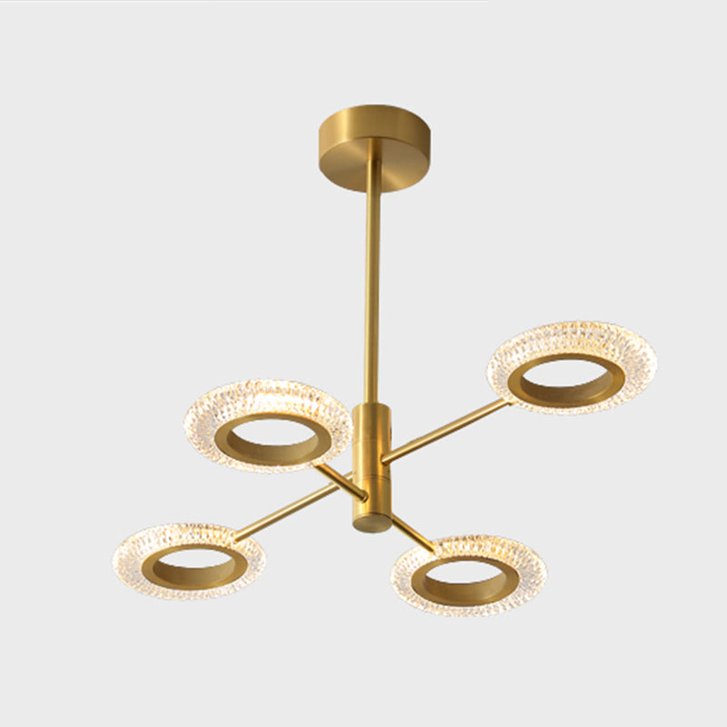 Metal Pendant Light Fixture Postmodern Chandelier Lighting for Living Room Dinning Room