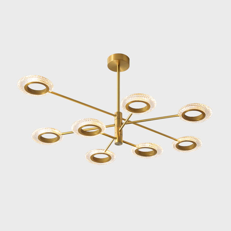 Metal Pendant Light Fixture Postmodern Chandelier Lighting for Living Room Dinning Room