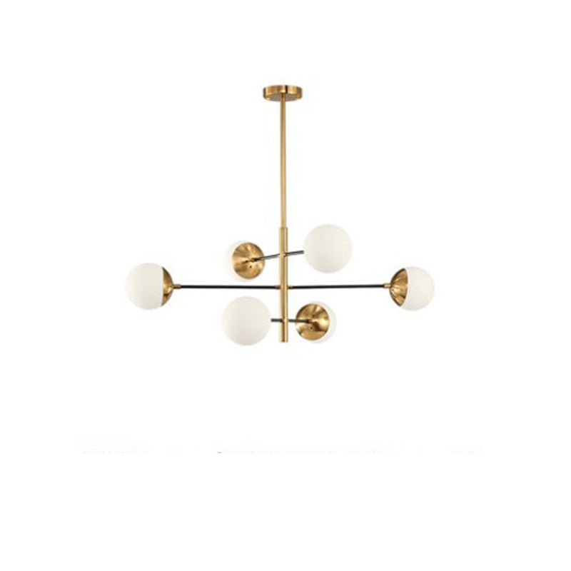 Gold Ceiling Light Fixtures Postmodern Chandelier Lamp for Living Room Dinning Room