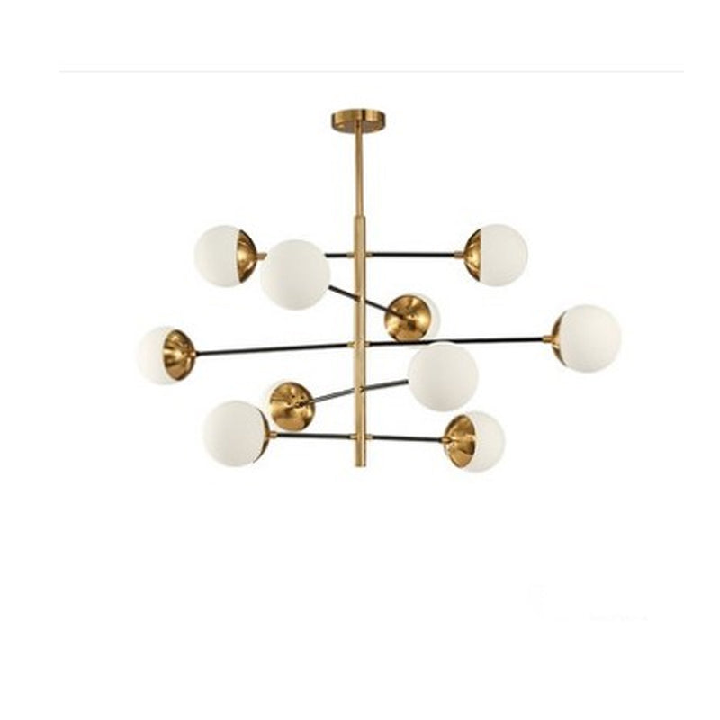 Gold Ceiling Light Fixtures Postmodern Chandelier Lamp for Living Room Dinning Room