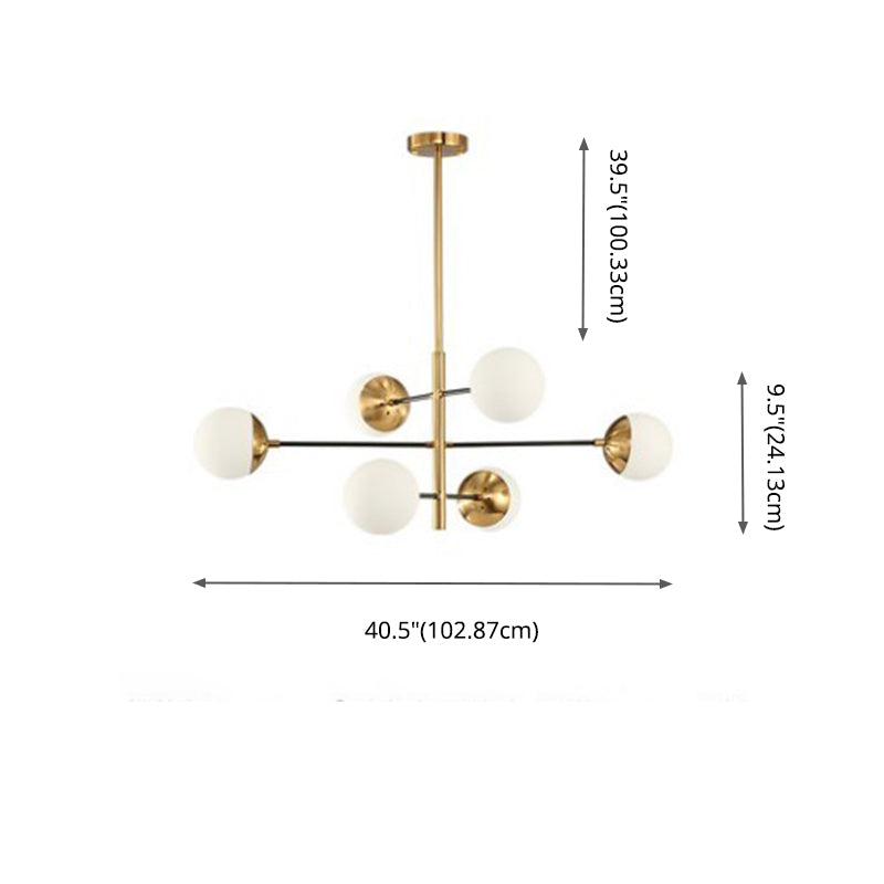 Gold Ceiling Light Fixtures Postmodern Chandelier Lamp for Living Room Dinning Room