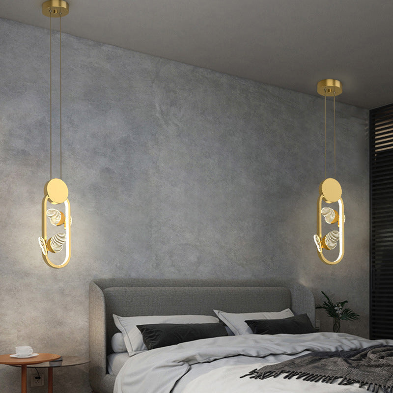 Pendance à cadre métallique en une lumière moderne
Éclairage pendentif pour la chambre