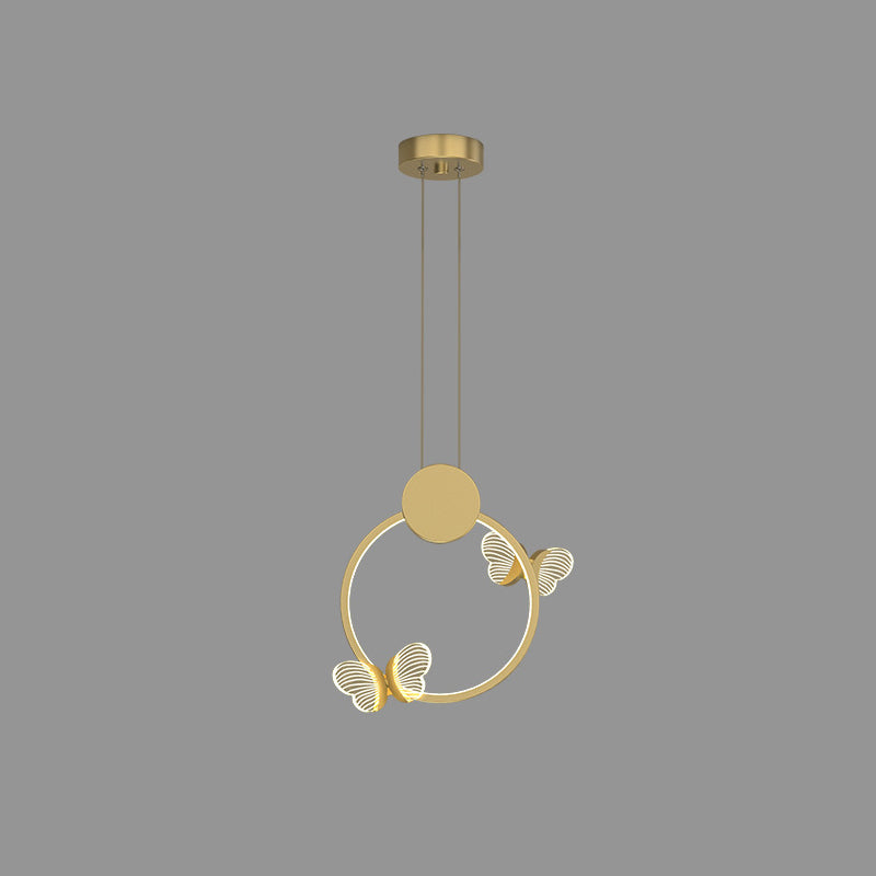 Pendance à cadre métallique en une lumière moderne
Éclairage pendentif pour la chambre