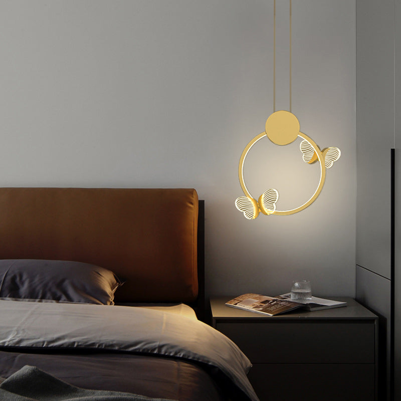 One-Light Metal Frame Pendant Light Modern
Pendant Lighting for Bedroom