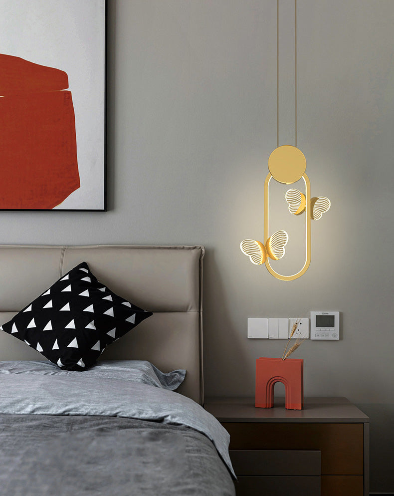 Pendance à cadre métallique en une lumière moderne
Éclairage pendentif pour la chambre