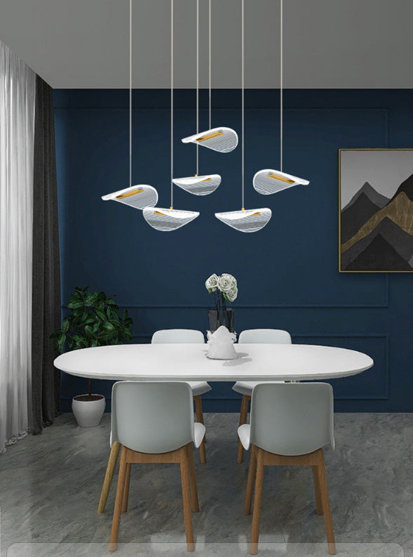 Stairs Pendant Light Fixture Acrylic Nordic Style Multiple Hanging Light