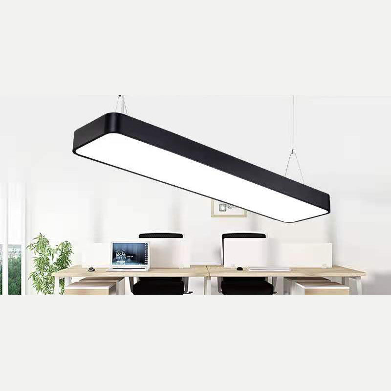 Rectangle Led Pendent in Modern Style Led Suspended Lights for Office Conference Room