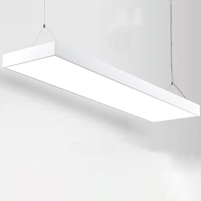 Bureau de style contemporain Rectangle en forme de pendentif LED Lumières décoratives