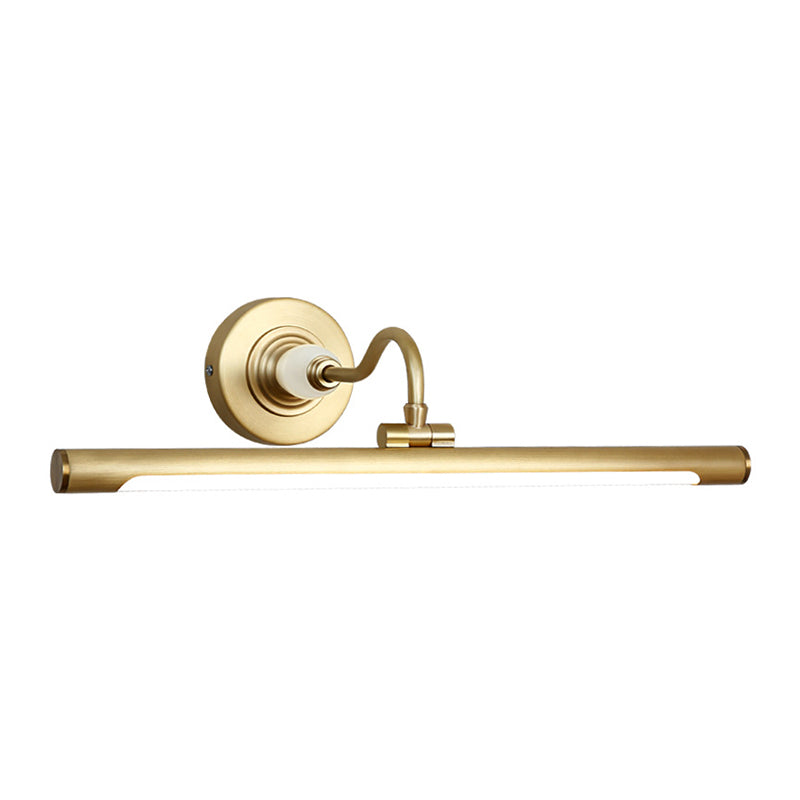 Luces de pared de tocador lineal Simplicidad posmoderna Disparo de pared acrílico para baño