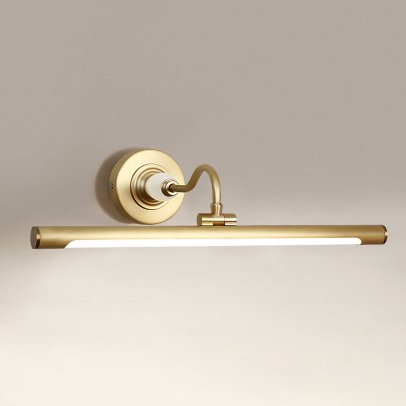 Luces de pared de tocador lineal Simplicidad posmoderna Disparo de pared acrílico para baño