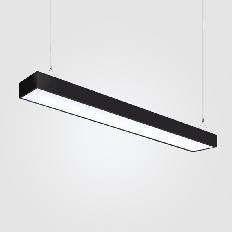 Rectangle LED pendentif en style moderne LED suspendu les lumières pour salle de conférence