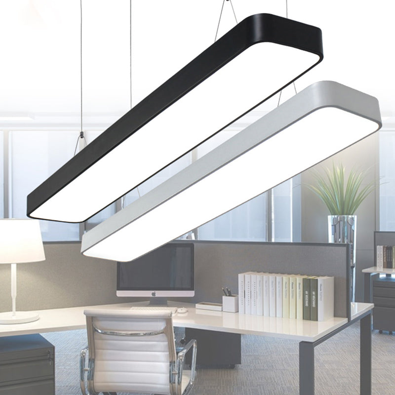 Metal Frame Modern Simple Style Led Pendant Decorative Lights for Office