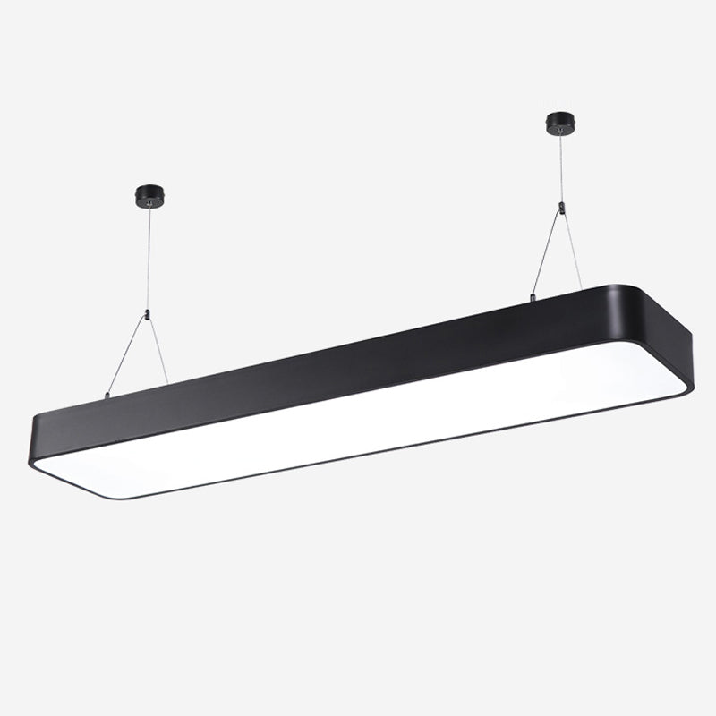 Metal Frame Modern Simple Style Led Pendant Decorative Lights for Office