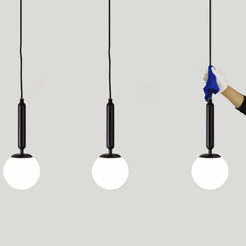 Spiral Stairs Pendant Light Fixture Glass Nordic Style 9 Blub Hanging Light