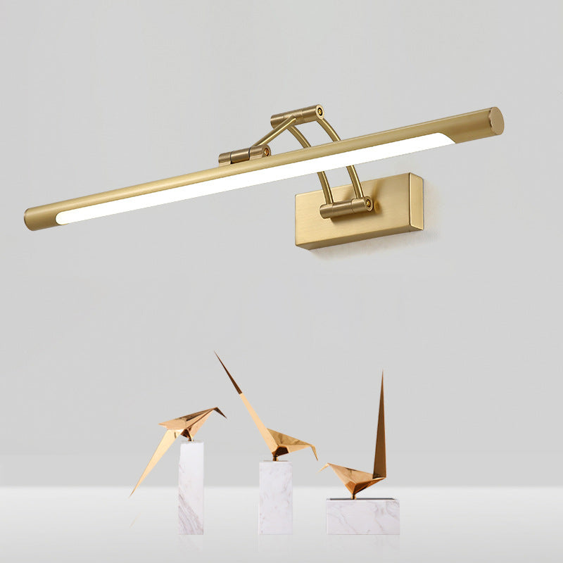 Luces de pared de tocador lineal Simplicidad posmoderna Disparo de pared acrílico para baño