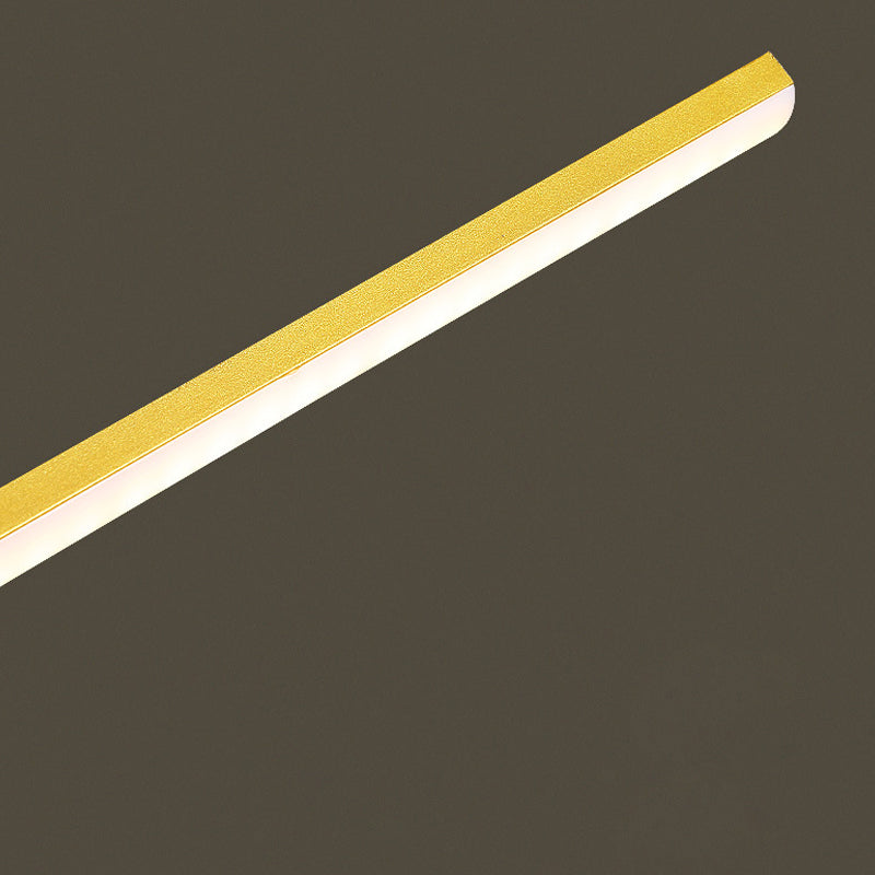 Luces de pared de tocador lineal Simplicidad posmoderna Disparo de pared acrílico para baño