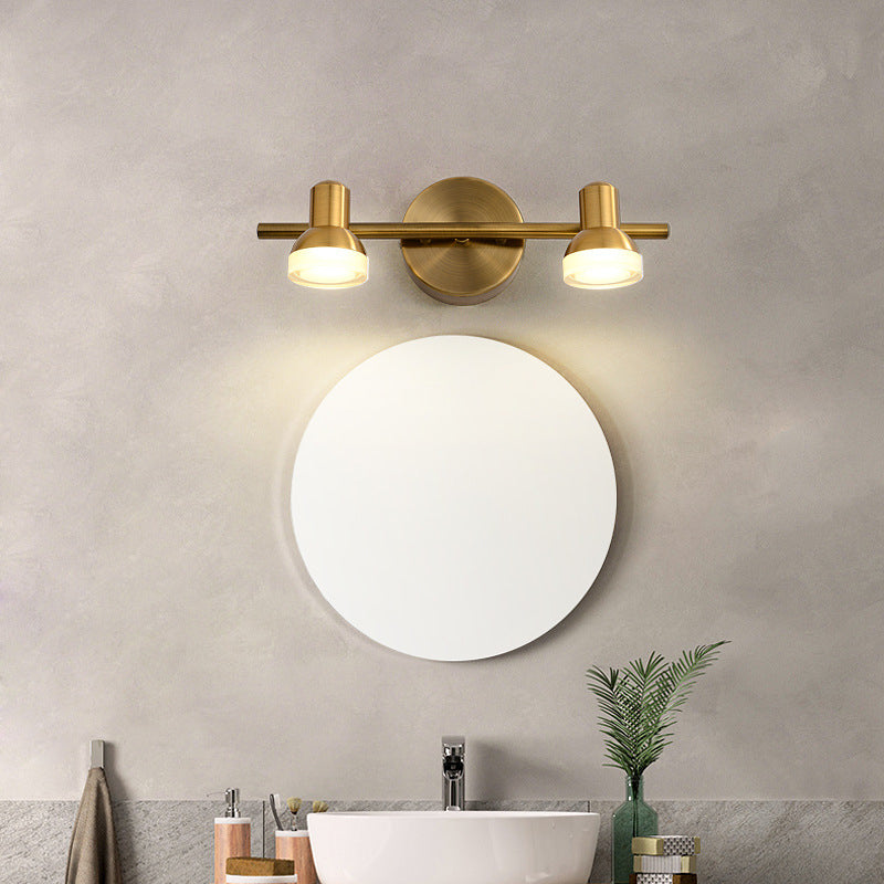 Bell Vanity Wall Lights Postmodern Simplicité Applexion murale acrylique pour salle de bain