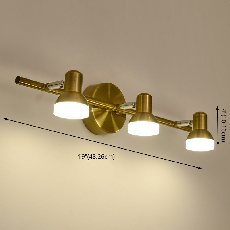 Bell Vanity Wall Lights Postmodern Simplicité Applexion murale acrylique pour salle de bain