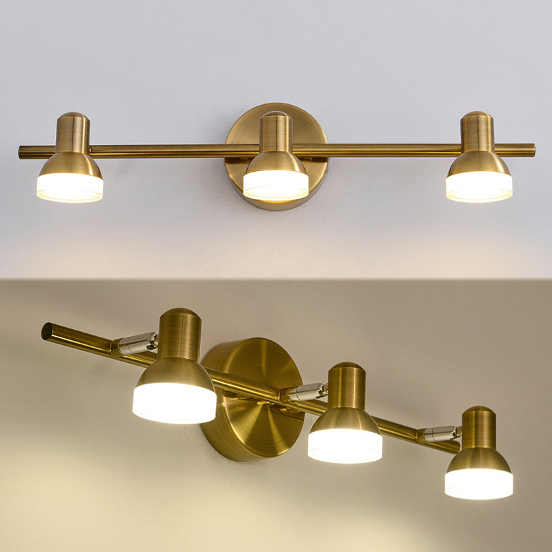 Bell Vanity Wall Lights Postmodern Simplicité Applexion murale acrylique pour salle de bain